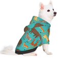 thumbnail image 2 of Fotbe Cute Animals Sudadera con Estampado para Perros Pequeños – Suéter con Capucha para Mascotas, Tela Suave de Forro Polar con Bolsillo-Medium, 2 of 7