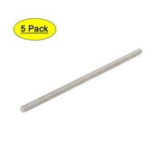 Uxcell M5x120mm 304 Stainless Steel Fully Threaded Rod Bar Studs Hardware (5-pack)