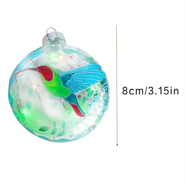 Bolas planas acrílicas, 2022 X Mas Bird X Mas Bird Árbol de Navidad colgante de primera calidad
