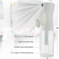 thumbnail image 2 of 2 Pack Continuous Mist Empty Spray Bottle For Hair, 5 Oz - Salon Quality 360 Water Misting Sprayer - Pressurized Aerosol Stylist Spray Mister BPA Free, 2 of 2