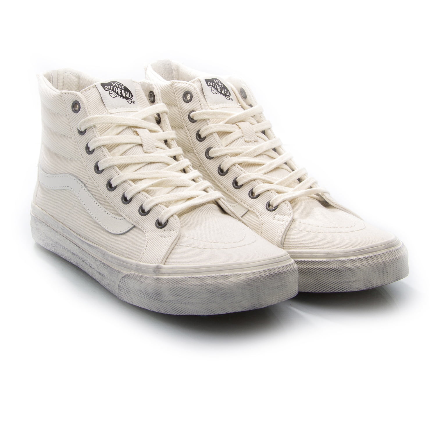 Vans Mens Sk8-hi Slim Top Lace Up Skateboarding Shoes - Walmart.com