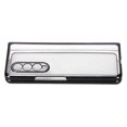 thumbnail image 3 of Folding Phone Case Fashionable Electroplated Phone Case Drop Protective Phone Cover for Z Fold 3 Black, 3 of 5