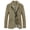 Khaki, variant on Men's Long Sleeve Blazer Jacket Cotton 3 Button Vintage Fall Casual Sports Coat Classic Notch Collar Fashion Suit Coat Army Green Medium