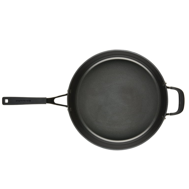 KitchenAid Hard Anodized Nonstick Sauté Pan with Lid, 3-Quart