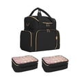 thumbnail image 1 of Seitruly Nail Polish Storage Bag Handbag with Bag Cosmetic Zippers Sturdy Travel Juegos de manicura Tipo 2, 1 of 1