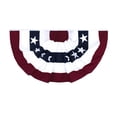 thumbnail image 2 of Wine Red Independence Day Fan Flag Decorative Banner For Wall Party And Festival Scene Layout, 2 of 6
