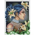 thumbnail image 2 of DIAMOND ART CLUB Lilies and Pearls Diamond Painting Kit, 2 of 7