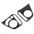 thumbnail image 2 of 2 uds estilo de fibra de carbono cubierta interior del volante del coche ajuste para Honda Civic Sedan 2016-2018, 2 of 8