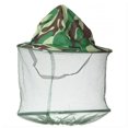 thumbnail image 2 of Paquete de 2 camuflaje apicultura apicultor repelente de mosquitos abeja insecto mosca máscara gorra sombrero con red para la cabeza equipo de protección facial, 2 of 5