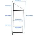 thumbnail image 2 of HECASA One Pair Cargo Shipping Container Shelving Brackets Instant Hook Hang Shelf Universal for Maximize Storage Cargo Space 2 Pcs, 2 of 13