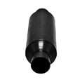 thumbnail image 3 of Flowmaster Exhaust Muffler 815425 Outlaw; 4-1/2 Inch Diameter Stainless Steel Case; Single 2-1/2 Inch Center Inlet; Single 2-1/2 Inch Center Outlet; 11 Inch Body, 3 of 3