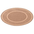 thumbnail image 4 of Jute Natura Beige, Tan Polypropylene Rug 6'7" x 6'7", 4 of 7