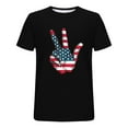 thumbnail image 5 of CFLVAEK 4th of July Mens Tshirt Funny American Flag Graphic Tees Big and Tall Short Sleeve Crewneck T Shirts Summer Vacation Going Out T Shirt M, 5 of 6