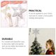thumbnail image 5 of 1pc moda árbol de navidad topper elegante copo de nieve diseñado navidad árbol decoración, 5 of 6