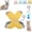 Blue, variant on Breakaway Reflective Dog Harness for Small Dogs, Breathable OutdoorYellow