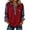 Wine, variant on Long Sleeve Shirts for Women Denim Patchwork Button Down Lapel Callar Pullover Dressy Casual Office Work Blouse Womens Tops
