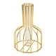 thumbnail image 2 of Florero de metal Bling Bling Jarrón decorativo transparente moderno, 2 of 12
