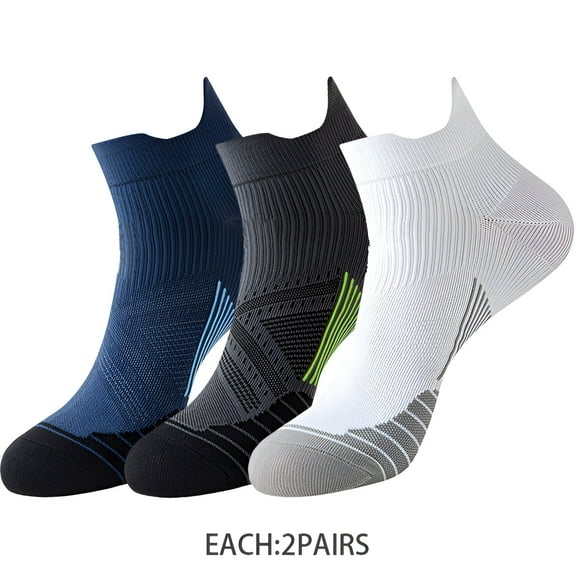 TELOLY 6Pairs Mens Ankle Socks9-13Mens Ankle Socks Size 9-11 Men's Socks ,Colormixing1