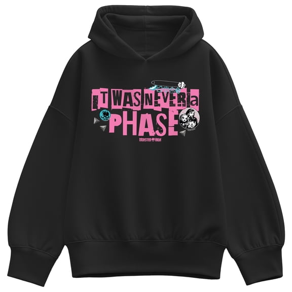 Monster High - It Was Never A Phase Women's Oversized Fleece Hoodie Sweatshirt
