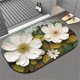 thumbnail image 1 of Puntoco Household Bathroom Flower Non-Slip Quick-Drying Diatomaceous Earth Absorbent Mat, 1 of 8