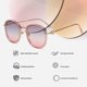 thumbnail image 3 of Gafas de sol con montura redonda, gafas de sol de moda, gafas anti-ultravioleta de moda, hechas de PC, 3 of 5