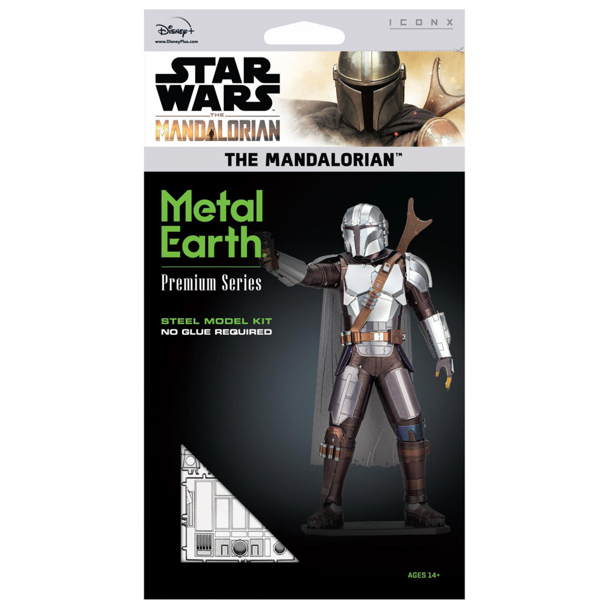 Fascinations ICONX Premium Star Wars THE MANDALORIAN Metal Earth 3D Model Kit 