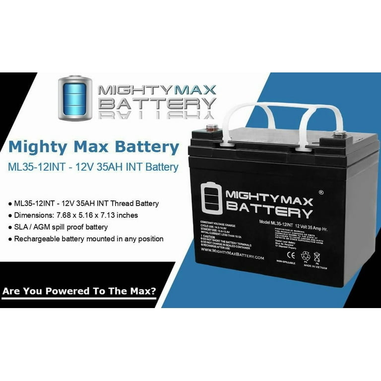 12V 35AH SLA Internal Thread Battery for Generac 7500 EXL Generator