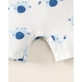 thumbnail image 6 of KIMI BEAR Newborn Baby Boys Romper 6-12 Months Summer Clothing 2 Packs Short Sleeves Bodysuit Elephants Print One Piece Jumpsuits Clothes Multicolor, 6 of 9