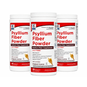Quality Choice Original Psyllium Husk Fiber Supplement Powder, 13 Oz 3 Pack
