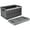 Gray, variant on Collapsible Storage Bin (No Lid), 46L, Stone, 1PK