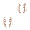 thumbnail image 1 of Pendientes Sonducket 7 Crystal Ear Cuffs Hoop Climber Accesorios de joyería Type5 NO5, 1 of 5
