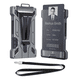 thumbnail image 1 of Cartera Rfid Hombre Tarjetero Billetera Fibra De Carbono, Gris Claro, 1 of 5