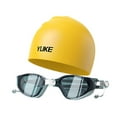 thumbnail image 3 of Gafas de natación con tapa de natación sin fuga para hombres gafas de natación Amarillo, 3 of 8
