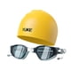 thumbnail image 3 of Gafas de natación con tapa de natación sin fuga para hombres gafas de natación Amarillo, 3 of 8