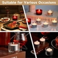 thumbnail image 6 of 50 Pack Tea Lights Candles, 8 Hours Long Burning Tealights Candle Bulk, Smokeless & Unscented Candles, White Tea Lights Candle for Shabbat Weddings Home Decor Table Centerpiece, 6 of 7