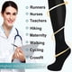 thumbnail image 3 of Medias de compresión para circulación de mujeres y hombres: el mejor soporte para enfermería, viajes, carreras y atletismo., 3 of 5