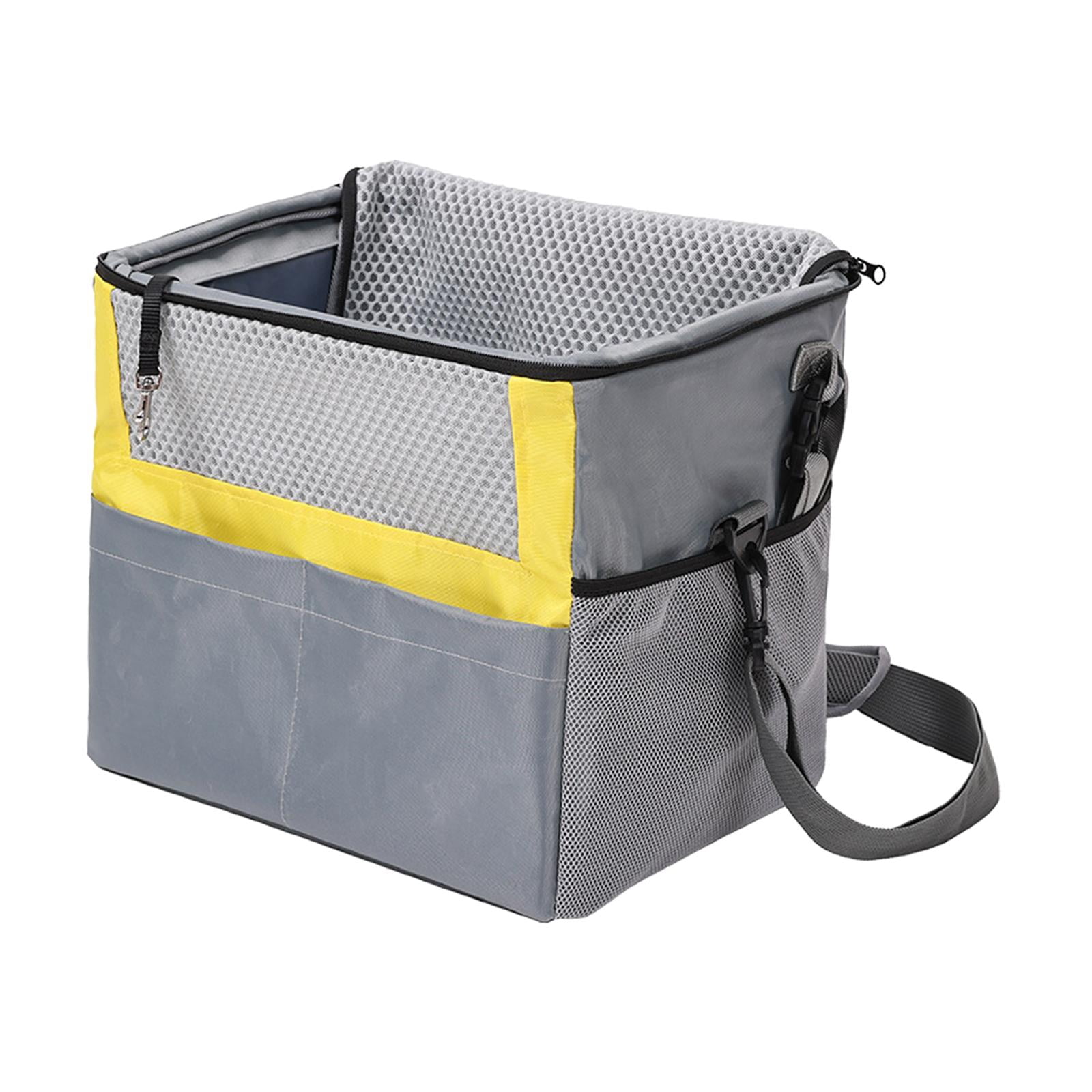 Fzaqwen Pet Carrier Backpack Dog Bike Basket Breathable Bicycle Basket Front Carry Kitty