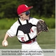 thumbnail image 5 of Baseball Chest Protector,Youth-Heart Sternum Guard with Buckle Straps,Portable Football Baseball Padded Heart Sternum Guard for Boys&Girls$$Sport & Recreation Other, 5 of 6