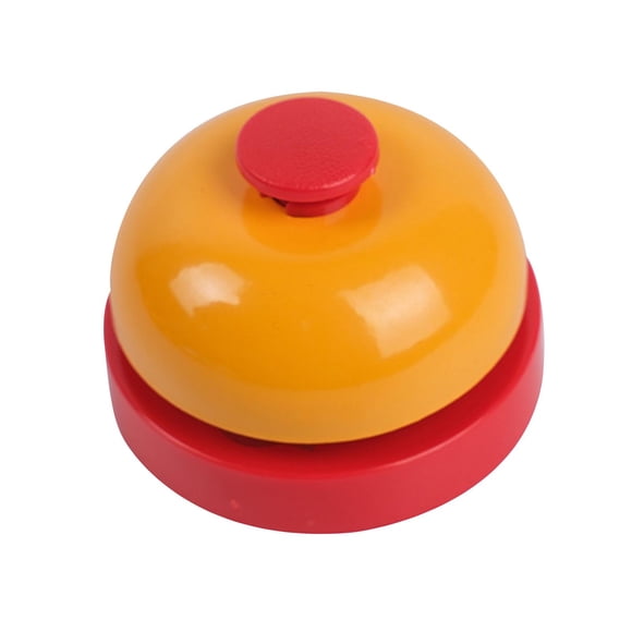 Campana de llamada, campana de mesa, 2,5 pulgadas de diámetro, campana de entrenamiento para mascotas, campana de comida, campana con anillos de Metal