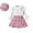 Pink, variant on Hwmodou Toddler Girls Holiday Outfit Sets Fall Winter Outfits Ruffle Knit Button Tops Plaid Mini Skorts 2Pcs Long Sleeve Set Baby Girl Clothes,12M-6Y