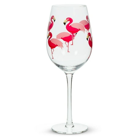 

Set of 2 Flamingo Wine Glass