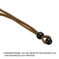 thumbnail image 4 of Uxcell Eyeglass Strap Adjustable Glasses String Holder Men Women Sunglasses Retainer Brown 4 Pack, 4 of 6