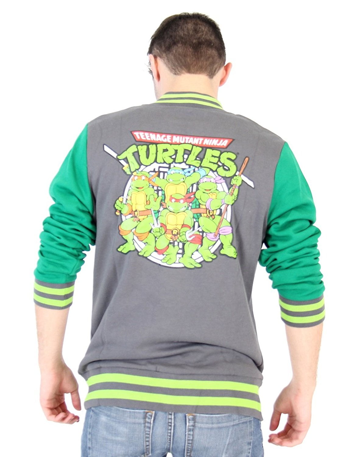 Teenage Mutant Ninja Turtles Mutant Mayhem Green Design Baseball Jacket -  Growkoc