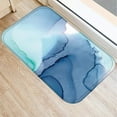 thumbnail image 5 of Marble Bathroom Bath Mat Blue Non Slip Mat In Bathtub Floor Rug Shower Room Doormat Gray Mat, 5 of 6