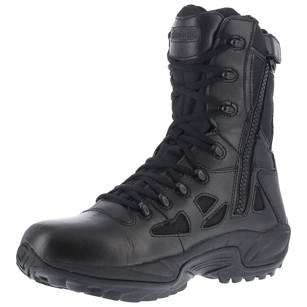 Reebok Work  Mens Rapid Response Rb 8 Inch Waterproof Soft Toe Eh Side Zip  Work Safety Shoes Casual - image 4 of 5