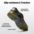 thumbnail image 6 of Fittington Men's Wide Width Casual Business Leather Shoes, Diabetic Shoes with Arch Support, Slip-Resistant, 6 of 11