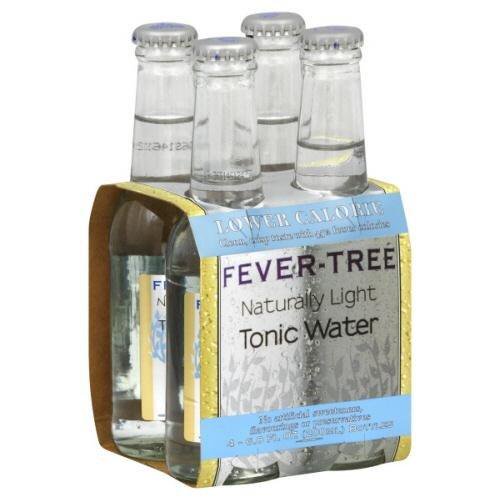 FeverTree Premium Natural Mixers Naturally Light Tonic Water, 4 pack