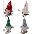 thumbnail image 5 of 1 Pack Skiing Snow Santa Gnome Stuffed Christmas Tabletop Decoration Gnomes Plush Xmas Winter Ski Sled Decorations Gift for Farmhouse Tiered Tray Holiday Festival Party, 5 of 6