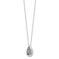 thumbnail image 2 of Primal Silver Sterling Silver Antiqued Teardrop Ash Holder 18-inch Necklace, 2 of 5