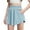 Blue-girls skorts, variant on MKOSPLRT Kids Pleated Athletic Tennis Skorts 3-14 Years Girls Elastic Waist Yoga Shorts Solid Baggy Golf Skirts with Shorts pockets